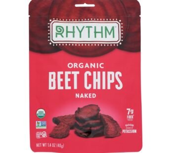 Rhythm Superfoods Naked Beet Chips – Case Of 12 – 1.4 Oz