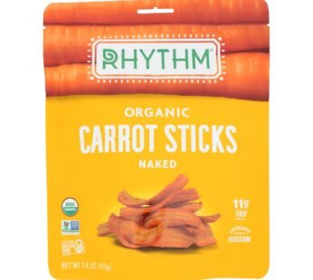 Rhythm Superfoods Llc Organic Carrot Sticks – Case Of 12 – 1.4 Oz