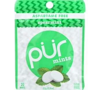 Pur Mint Mints – Spearmint – Case Of 12 – 22 Gram