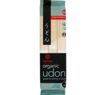 Hakubaku Organic Udon – Case Of 8 – 9.52 Oz.