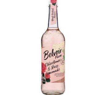 Belvoir – Organic Lemonade – Elderflower and Rose – Case of 6 – 25.4 fl oz.