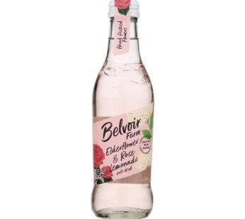 Belvoir – Organic Lemonade – Elderflower And Rose – Case Of 12 – 8.4 Fl Oz.