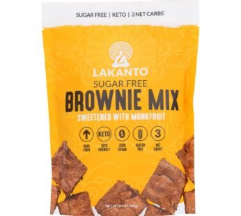 Lakanto – Monkfruit Sweetened Brownie Mix – Case Of 8- 9.7 Oz.