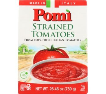 Pomi Tomatoes – Tomatoes Strained – Case Of 12 – 26.46 Oz