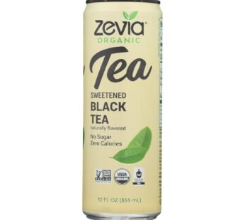 Zevia – Tea Black – Case Of 12 – 12 Fz