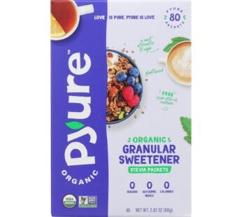 Pyure Brand Organic Stevia Granular Sweetener – Case Of 6 – 2.82 Oz