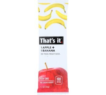 That’s It Fruit Bar – Apple and Banana – Case of 12 – 1.2 oz