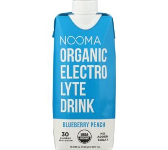 Nooma Electrolite Drink – Organic – Blueberry Peach – Case Of 12 – 16.9 Fl Oz