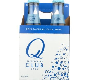 Q Drinks – Club Soda – Case Of 6 – 6.7 Oz.