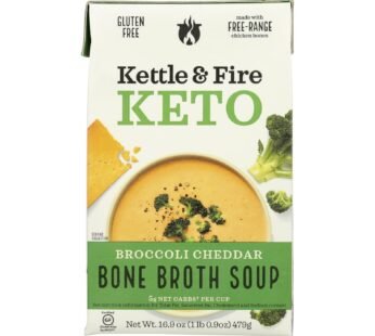 Kettle And Fire – Keto Soup Broc Ched/chkbb – Case of 6 – 16.9 OZ