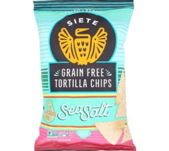 Siete Tortilla Chip – Sea Salt – Case Of 12 – 5 Oz