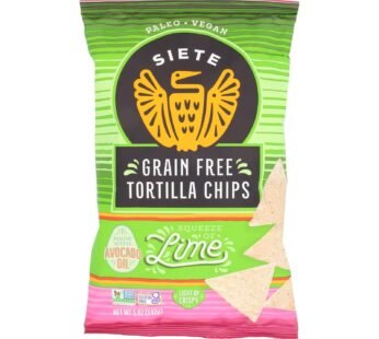 Siete Tortilla Chip – Lime – Case Of 12 – 5 Oz