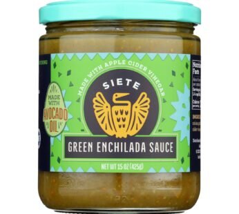 Siete – Sauce Green Enchilada – Case Of 6-16 Oz