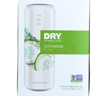 Dry Soda – Cucumber – Case of 6 – 12 FL oz.