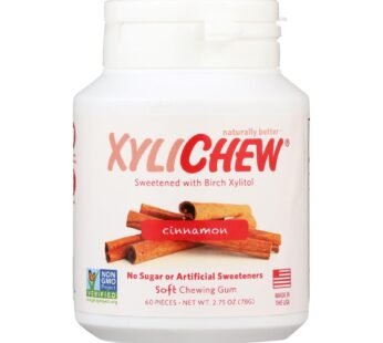 Xylichew Gum – Cinnamon – Jar – 60 Pieces – 1 Case