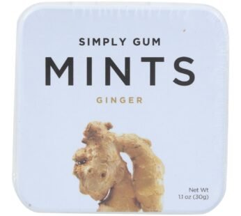 Simply Gum Ginger Mints – Case Of 6 – 30 Ct