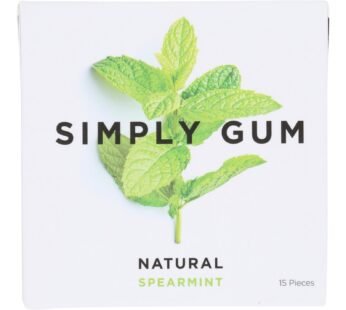 Simply Gum – Gum Spearmint – Case Of 12 – 15 Ct