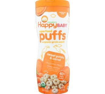 Happy Baby Happy Puffs Sweet Potato – 2.1 Oz – Case Of 6