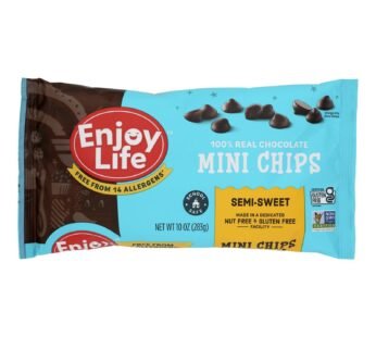 Enjoy Life – Baking Chocolate – Mini Chips – Semi-sweet – Gluten Free – 10 Oz – Case Of 12