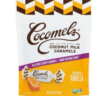 Cocomel – Organic Coconut Milk Caramels – Vanilla – Case Of 6 – 3.5 Oz.