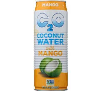 C2o – Pure Coconut Water – Mango – Case Of 12 – 17.5 Fl Oz.