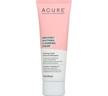 Acure – Sensitive Facial Cleanser – Peony Extract And Sunflower Amino Acids – 4 Fl Oz.