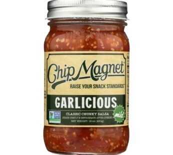 Chip Magnet Salsa Sauce Appeal – Salsa – Garlicious – Case of 6 – 16 oz.