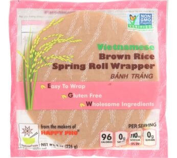 Star Anise Foods Spring Roll Wrapper – Brown Rice – Vietnamese – 8 Oz – Case Of 6