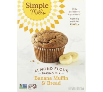 Simple Mills Almond Flour Banana Muffin And Bread Mix – Case Of 6 – 9 Oz.