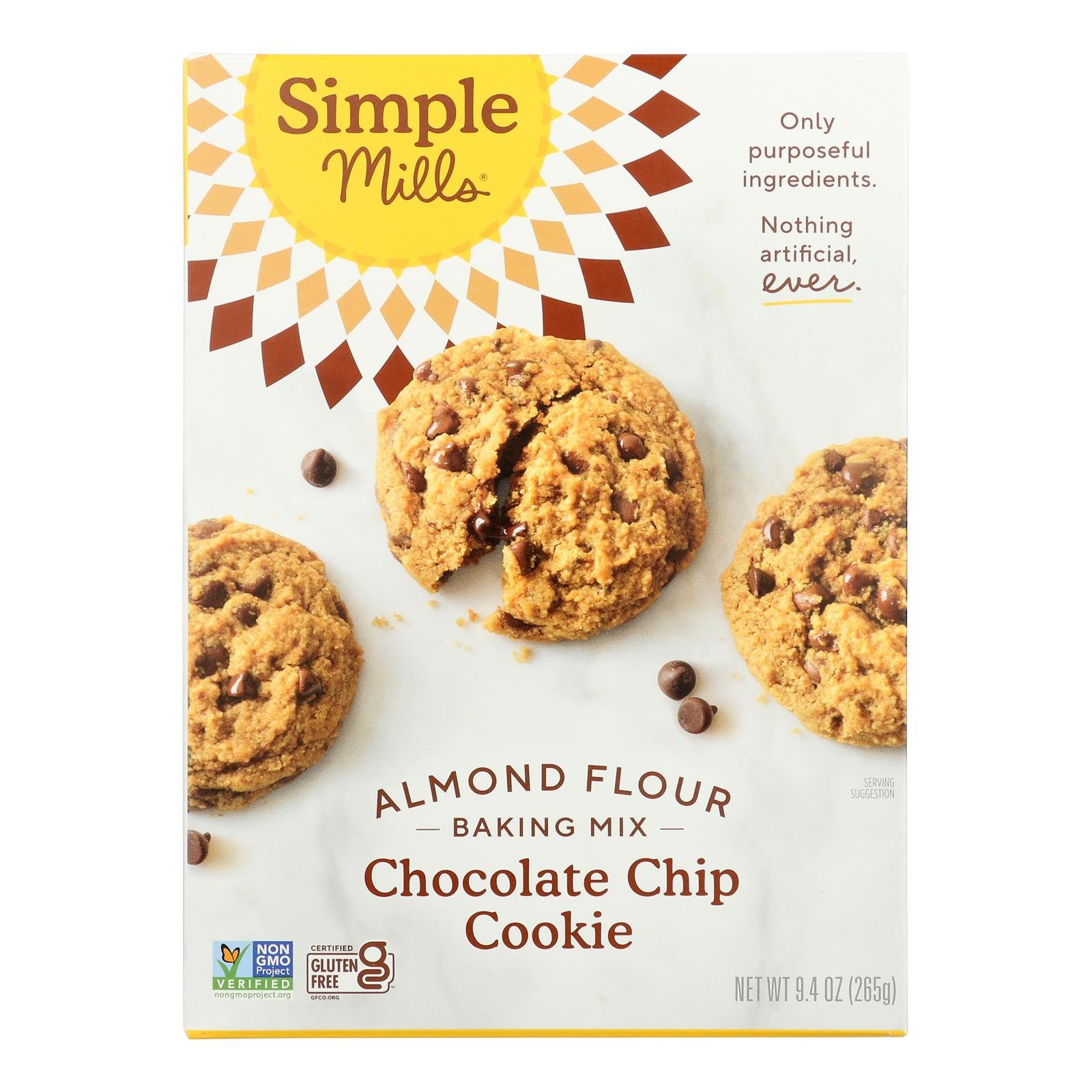 Simple Mills Almond Flour Chocolate Chip Cookie Mix – Case Of 6 – 8.4 Oz.