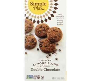 Simple Mills Cookies – Crunchy Double Chocolate – Case Of 6 – 5.5 Oz