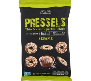 Pressels Pretzel Chips – Sesame – Case of 12 – 7.1 oz.