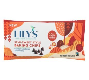 Lily’s Sweets – Baking Chips Sem Sweet Styl – Case Of 12 – 9 Oz