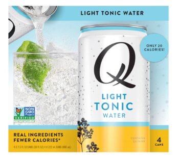 Q Drinks – Tonic Water Light – Case of 6 – 4/7.5 FZ