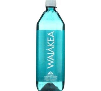 Waiakea Naturally Alkaline Hawaiian Volcanic Bottled Water – Case Of 12 – 33.8 Fz