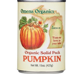 Omena Organics – Pumpkin Solid Pack – Case Of 12-15 Oz