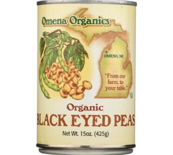 Omena Organics – Peas Black Eyed – Case Of 12 – 15 Oz