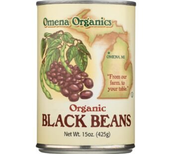 Omena Organics – Beans Black – Case Of 12 – 15 Oz