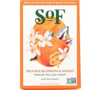 South Of France Bar Soap – Orange Blossom Honey – 6 Oz – 1 Each