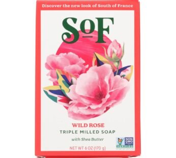 South Of France Bar Soap – Climbing Wild Rose – 6 Oz – 1 Each