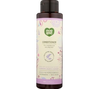 Ecolove Conditioner – Purple Fruit Conditioner For Colored And Very Dry Hair – Case Of 1 – 17.6 Fl Oz.