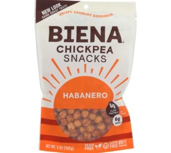 Biena Chickpea Snacks – Habanero – Case Of 8 – 5 Oz.