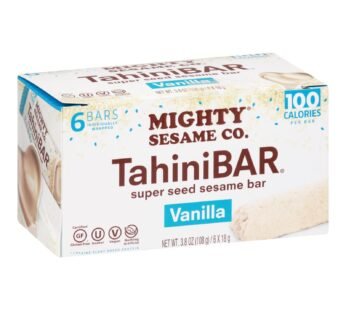 Mighty Sesame Company – Tahini Bar Vanilla – Case of 8 – 6/3.8 OZ