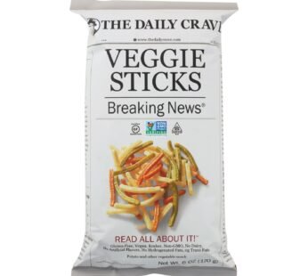 The Daily Crave Veggie Sticks – Potato And Other Vegetable Snack – Case Of 8 – 6 Oz