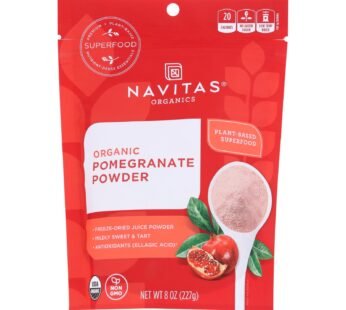 Navitas Naturals Pomegranate Powder – Organic – Freeze-dried – 8 Oz – Case Of 6