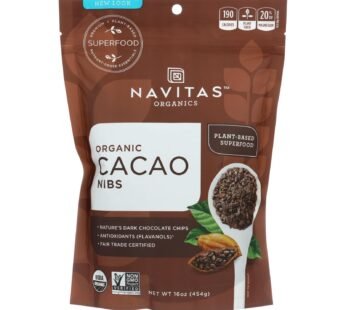 Navitas Naturals Cacao Nibs – Organic – Raw – 16 Oz – Case Of 6