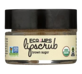 Ecolips Organic Lip Scrub – Brown Sugar – Case Of 6 – 0.5 Oz.