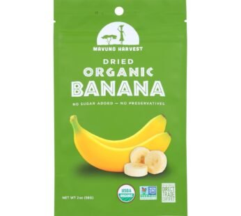 Mavuno Harvest Organic Gluten – Free Dried Banana – Case Of 6 – 2 Oz.