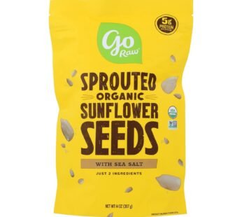 Go Raw Sprouted Seeds, Sunflower With Celtic Sea Salt – Case Of 6 – 14 Oz