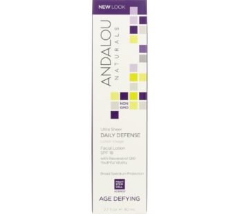 Andalou Naturals Ultra Sheer Daily Defense Facial Lotion With Spf 18 – 2.7 Fl Oz